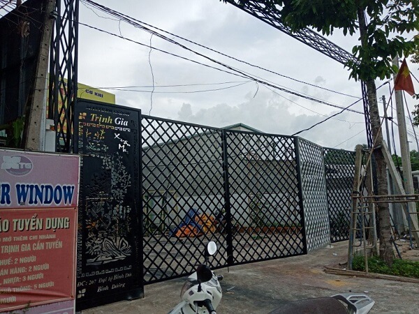cổng sắt mỹ thuật