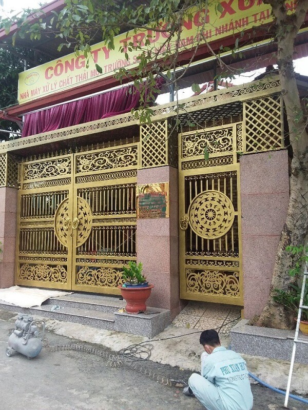 cổng sắt mỹ thuật