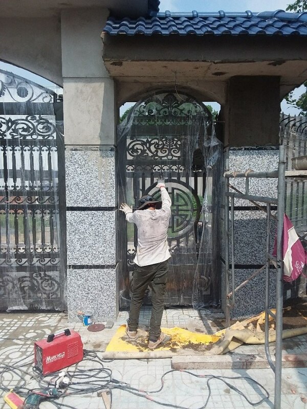 cổng sắt mỹ thuật