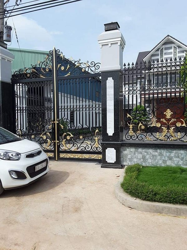 cổng sắt mỹ thuật